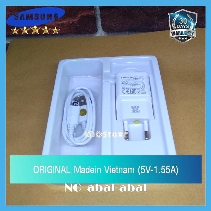Gambar charger Samsung galaxy S6 A6 Plus Original 100% 5v-1.55A -putih - Putih dari KDO Store ( Kualitas Dijamin Ori ) undefined Tokopedia