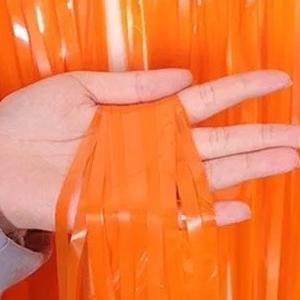 Gambar Trend Roduct Tirai Foil Macaron 2*1M Macaron Foil Curtain/ Tirai - Orange dari awa.id store undefined Tokopedia