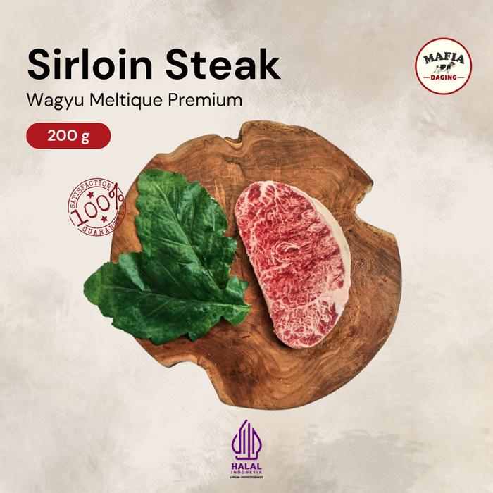 Promo Wagyu Daging Steak Sirloin Meltique Prime Cut 200gr Jakarta