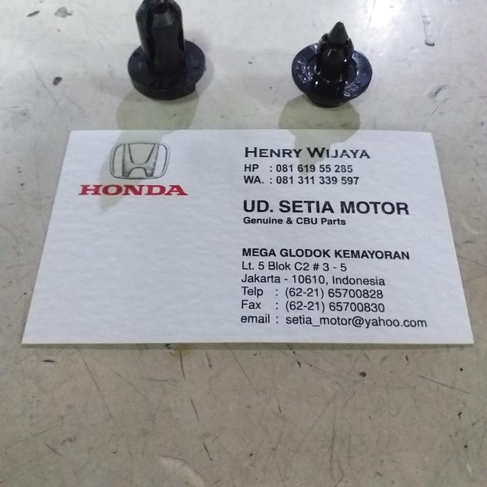 Gambar Kancing / Klip / Clip bumper / inner fender mobil Honda (Original) dari Setia Motor UD undefined Tokopedia