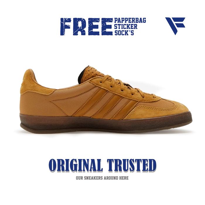 Promo Adidas Gazelle Indoor Brown Gum Original 41 Kota Bandung