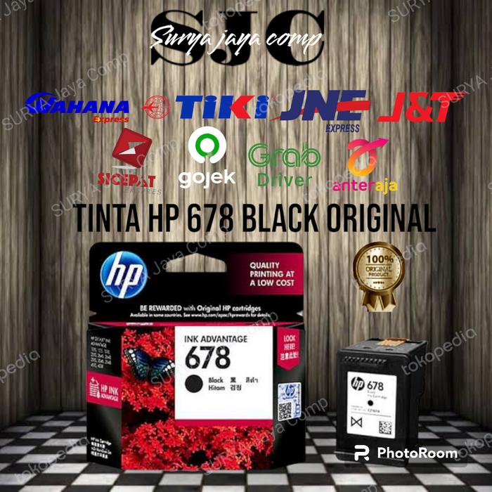 Gambar HP Tinta HP 678 Hitam/Warna Original 100% untuk Printer Deskjet Ink Advantage 1515, 2515, 2545, 4515 e-All-in-One Garansi Resmi - Hitam dari Surya Jaya Comp undefined Tokopedia