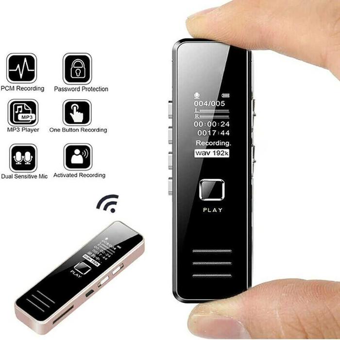 Gambar ALAT REKAM SUARA AUDIO PORTABLE DIGITAL MINI VOICE RECORDER ORI 32GB - MODEL A 32GB  dari ODY-STORE undefined Tokopedia