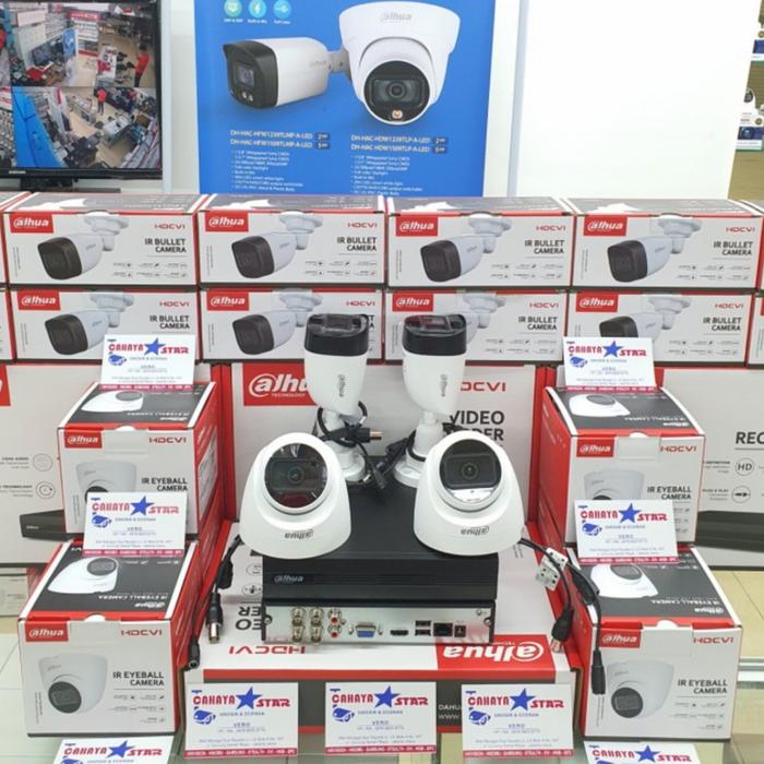 Jual Paket CCTV Dahua 4CH 2MP Out-1 In Audio 2MP HDD 1TB