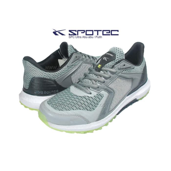 Gambar SPC ULTRA 39 ABU-ABU / PUTIH SEPATU LARI SPOTEC RUNNING SHOES dari spotec sports undefined Tokopedia