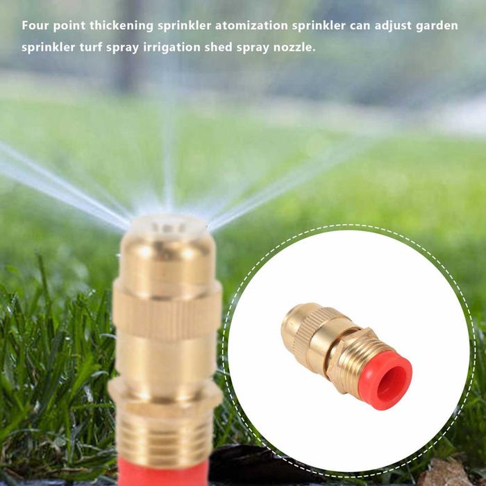 Gambar Water Mist Sprinkler Spuyer Sprayer Kabut Embun Irigasi Taman 1/2 Inch - Type3 (1/2) dari Home Solution Official undefined Tokopedia