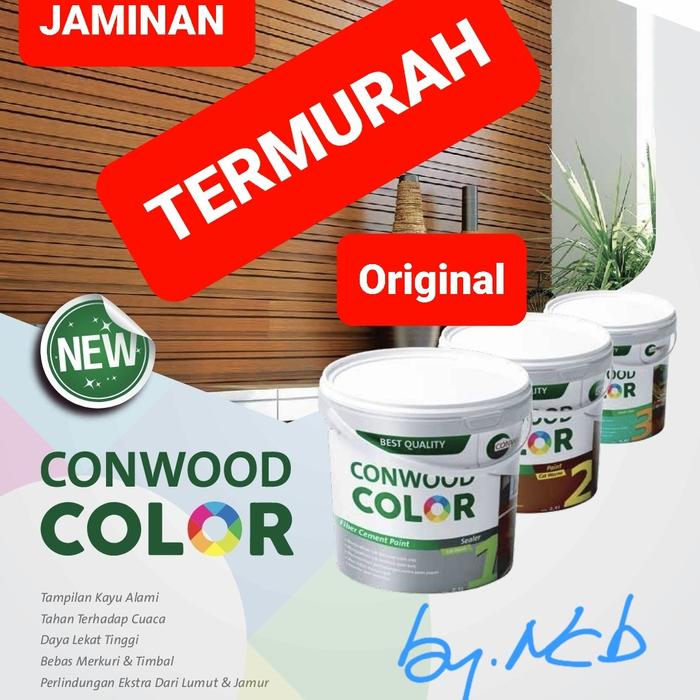 Gambar CAT CONWOOD CALOUR PAINT 1L Polisander Brown Gloss dari CV. Nusindo Cakra Buana undefined Tokopedia