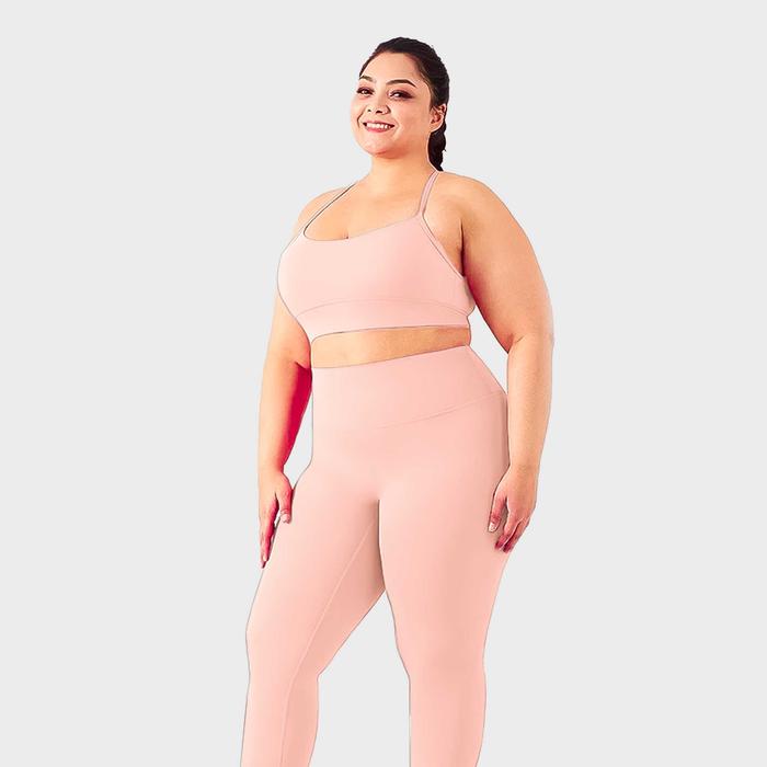 Gambar MOOTA Isabele Setelan JUMBO Pakaian Senam Aerobik Zumba Yoga Gym - 029 - Light Pink dari Moota_Sportwear undefined Tokopedia