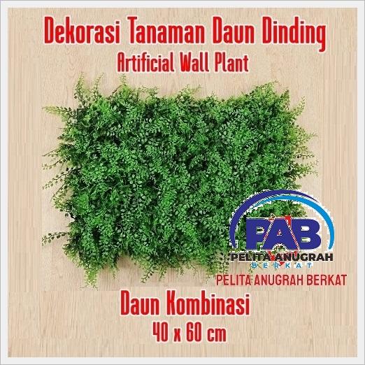 Gambar Daun Bulat Milan Artificial 40x60cm / Tanaman Dekorasi Dinding Cafe - Daun Kombinasi dari Pelita Anugrah Berkat Senen undefined Tokopedia