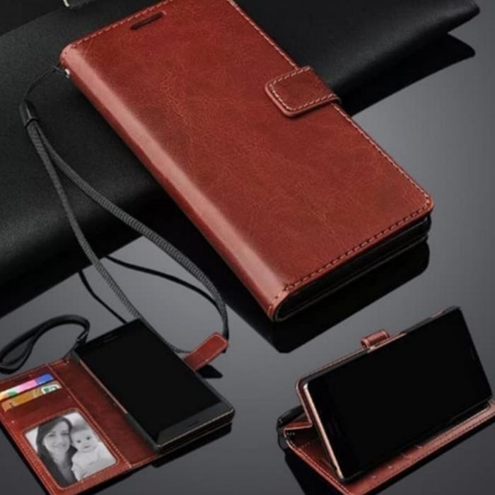 Jual Samsung S10 Plus Flip Case Leather Flip Cover Kulit Casing