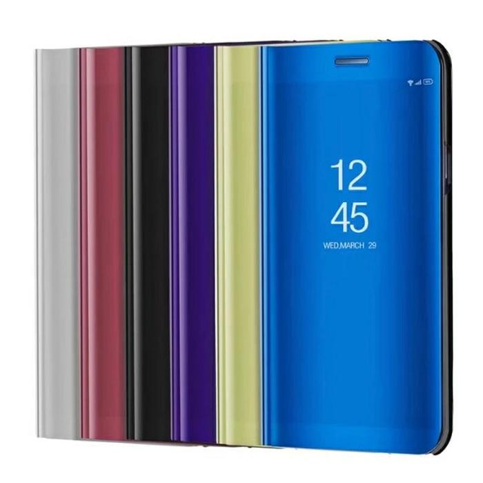 Clear View Standing Cover Huawei Nova 2i Mate 10 Pro Auto Lock Hitam