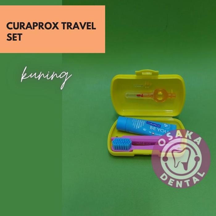 Gambar Curaprox Travel Set - Kuning dari Franki ToKo undefined Tokopedia