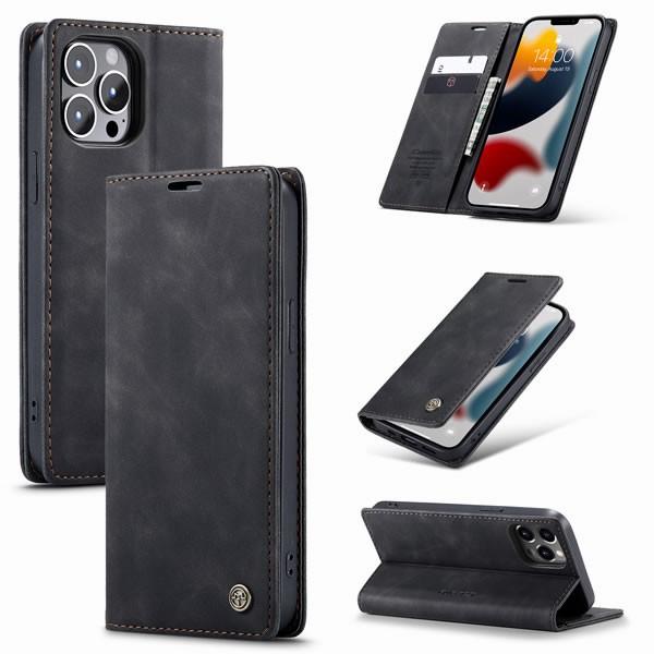 Wallet Case For iPhone 15 14 13 12 11 Biasa Mini Pro Plus Max Promax Flip  Cover Casing Dompet Premium Leather Hardcase Slot Card Stand Standing