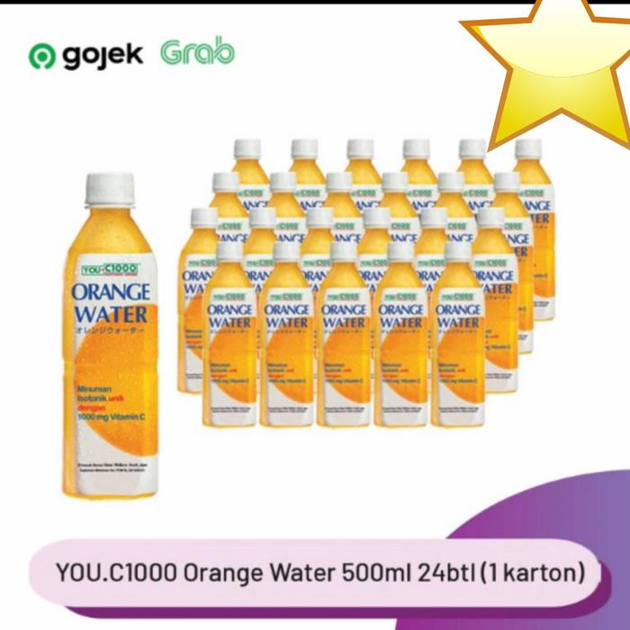 Gambar YOU C 1000 Orange Water 500ml 1 Karton- 24 botol - Orange dari Ratu Electric undefined Tokopedia