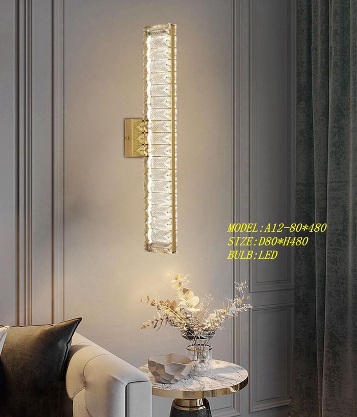 Gambar Lampu Dinding Hias MODERN RECTANGLE LED 3 COLOUR wall Lamp - A12 80x480 dari MandiriElectrical undefined Tokopedia