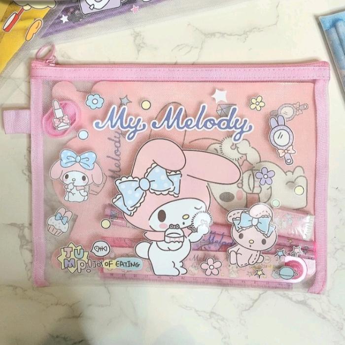 Gambar Alat tulis set melody tempat pensil buku melody stationery set melody dari klover shop undefined Tokopedia