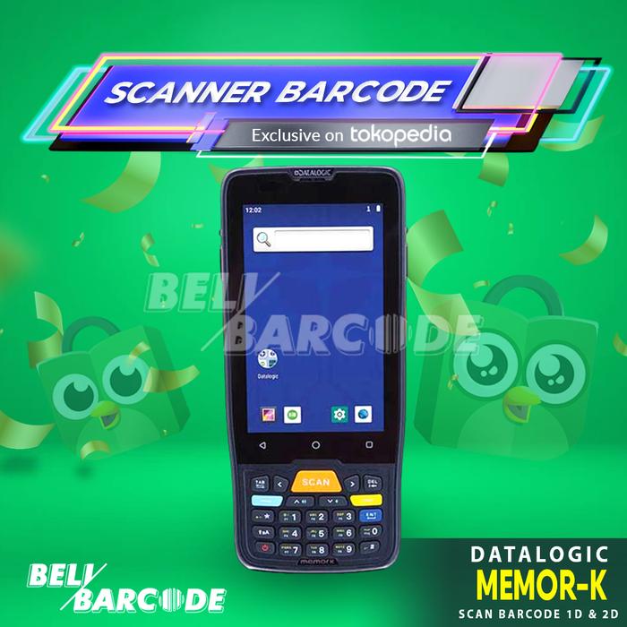Jual Datalogic Memor K Scanner Barcode Mobile Computer Scan 2D Android ...