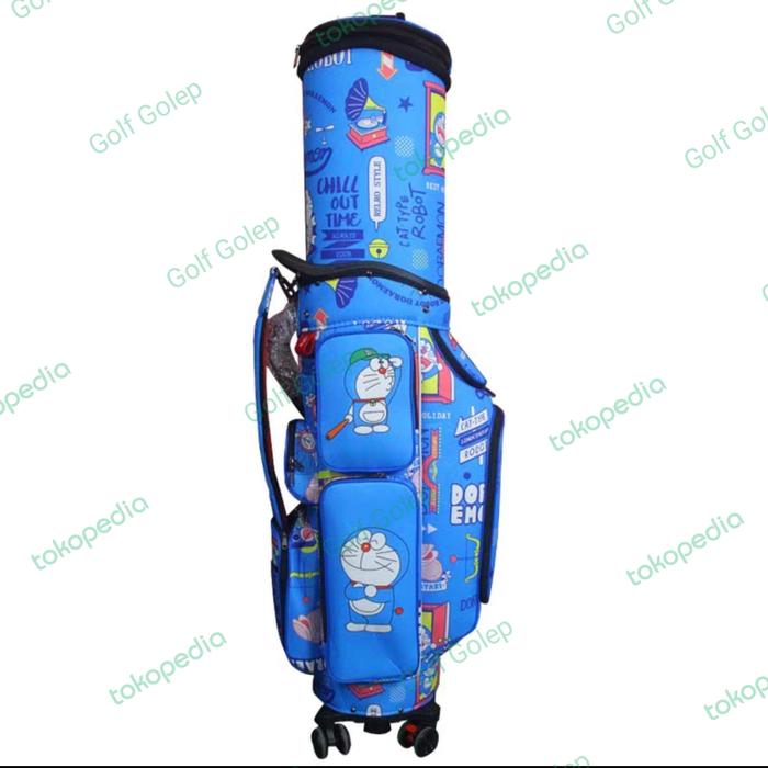 Gambar DORAEMON GOLF BAG TRAVEL BAG - Biru dari Golfgolep undefined Tokopedia