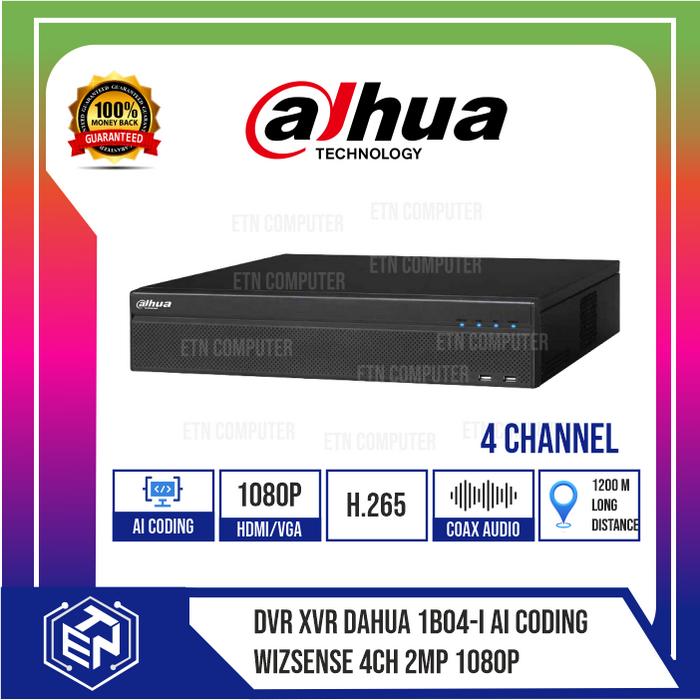 Gambar DAHUA XVR 1B04-I 1B08-I 1B16-I COOPER SERIES ANALOG + IP - 1B04-I 4CH dari ETN Computer undefined Tokopedia
