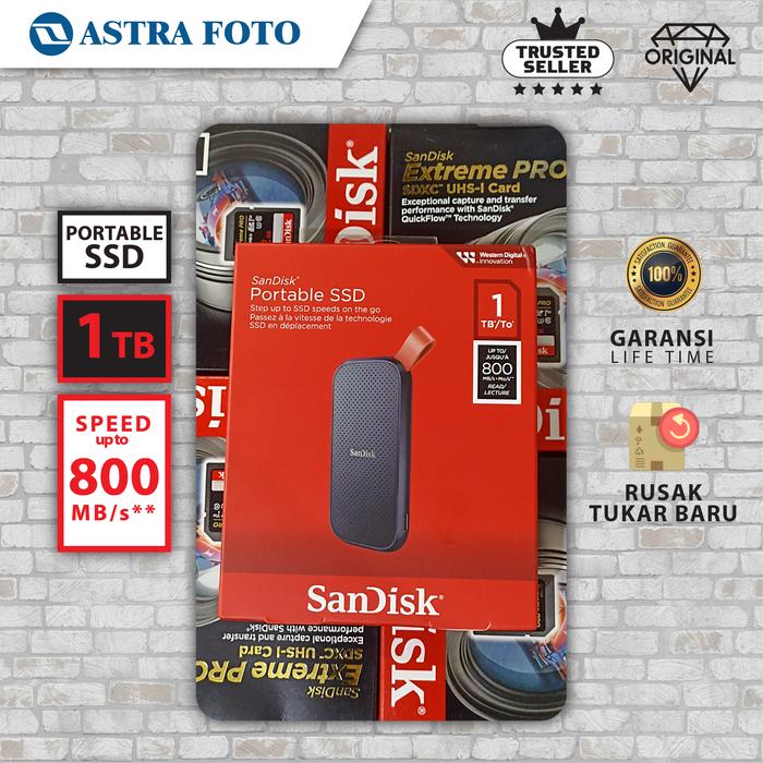 Gambar SanDisk 4TB 2TB 1TB 500GB 480GB SSD Portable | Extreme | Extreme PRO E30 E61 E81 E82 - E30 480GB 520mb dari Astra Foto undefined Tokopedia