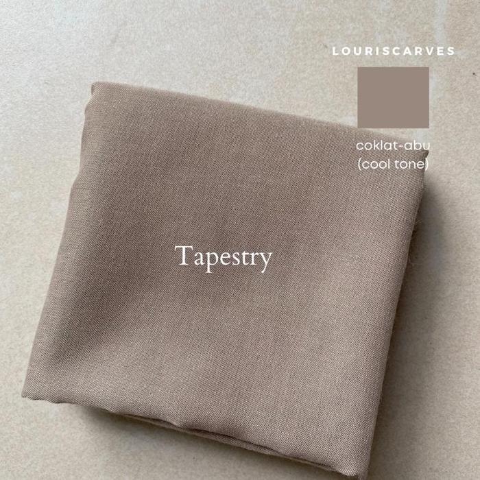 Gambar Paris Premium (Paris Voal) Jahit Tepi 110x110 | by Louriscarves - Tapestry dari -Sovia- undefined Tokopedia