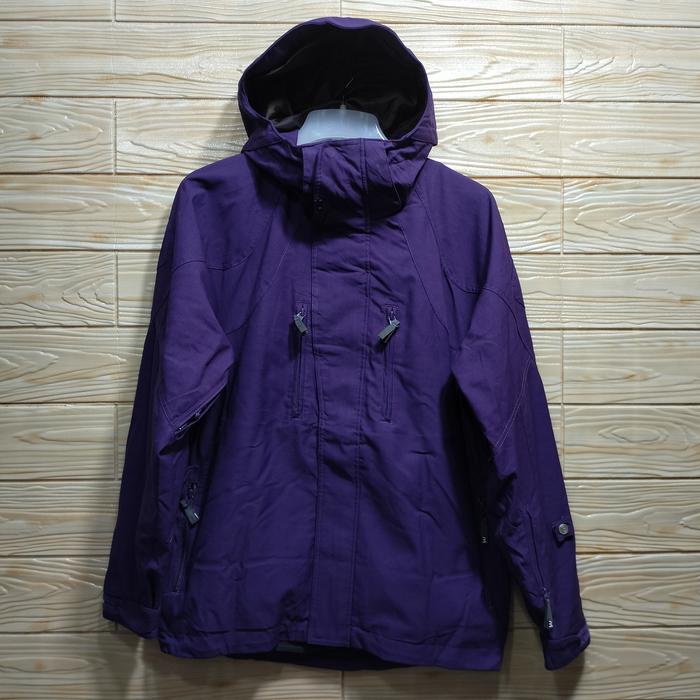 Gambar jaket gunung outdoor MI ungu size XL jaket snowboard casual bagus dari RF_thrift undefined Tokopedia