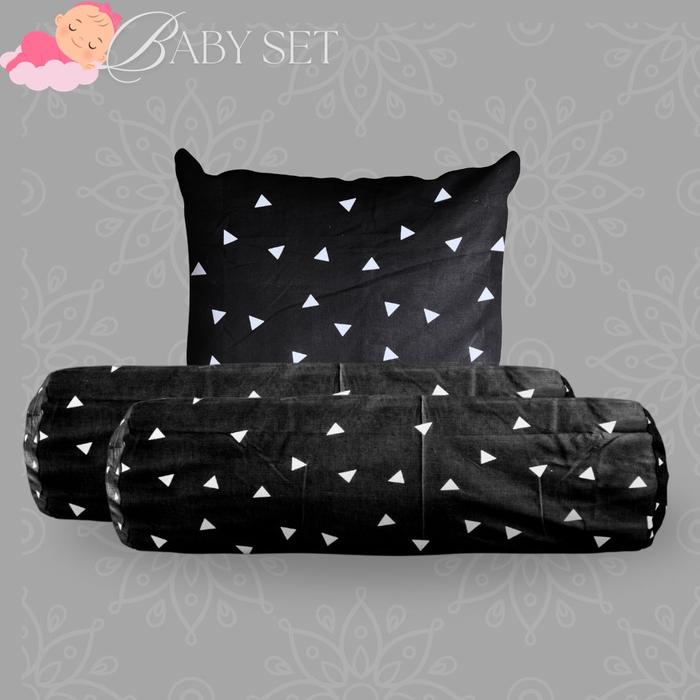 Gambar Set Bantal Dan Guling imut Bantal tidur Bayi motif minimalis - Triangle, Bantal Saja dari Berkah Saluyu undefined Tokopedia