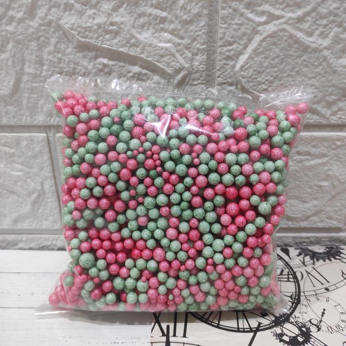 Gambar butiran styrofoam warna/floam/butiran gabus undian/isi giftbox/slime - christmas dari yora paper undefined Tokopedia