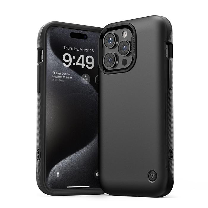 Gambar Case iPhone 15 Pro Max VRS Design Terra Guard Modern MagSafe Casing - Black, iPh 15 Pro Max dari GET-WID undefined Tokopedia