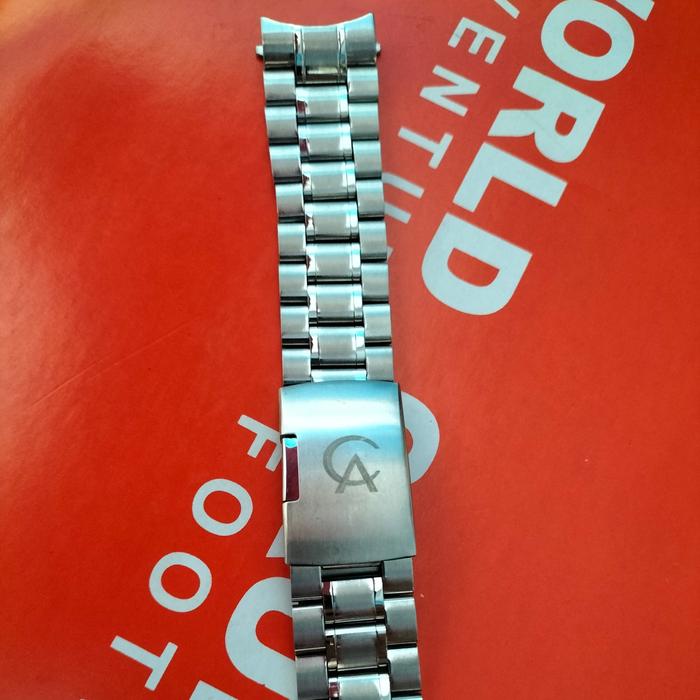 Gambar Rantai Jam Tangan Alexander Christie Rantai Expedition Berlogo - Silver Curve AC, 24mm dari Nikistoreonline undefined Tokopedia