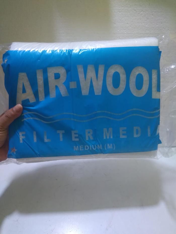Gambar AIRWOOL Bantal - Kapas Busa Filter Aquarium dari Vijay Aquamarine undefined Tokopedia