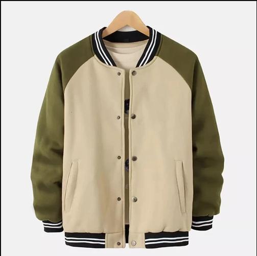 Gambar JAKET VARSITY BASEBALL CUSTOM SABLON DAN WARNA READY SIZE JUMBO UNISEX - ARMY, XXL dari OVERSIZE.ID undefined Tokopedia