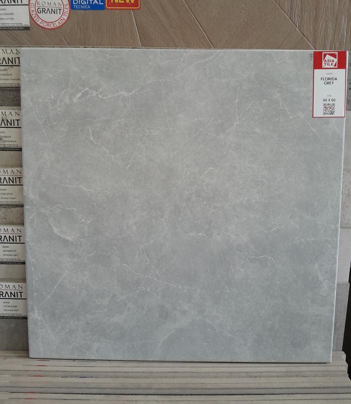 Gambar Keramik Lantai Asia Tile Florida Series 50x50 cm kw 1 - GREY dari Mandiri Jaya Keramik undefined Tokopedia