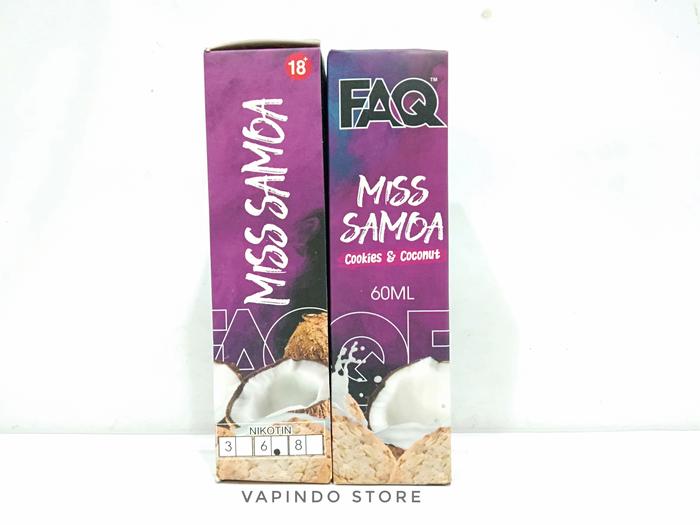 Jual NIC 6MG EJM FAQ MISS SAMOA 60ML PREMIUM E LIQUID VAPOR