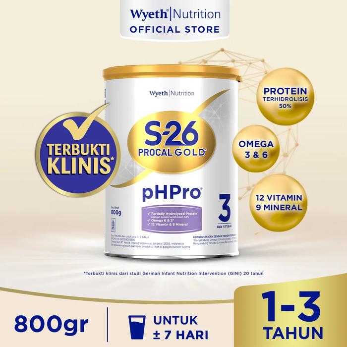 Gambar SUSU S-26 PROCAL GOLD PHPRO 800 G PH PRO 3 (NAN PH PRO 3 KEMASAN BARU) dari Apotek Sobat Buaji undefined Tokopedia