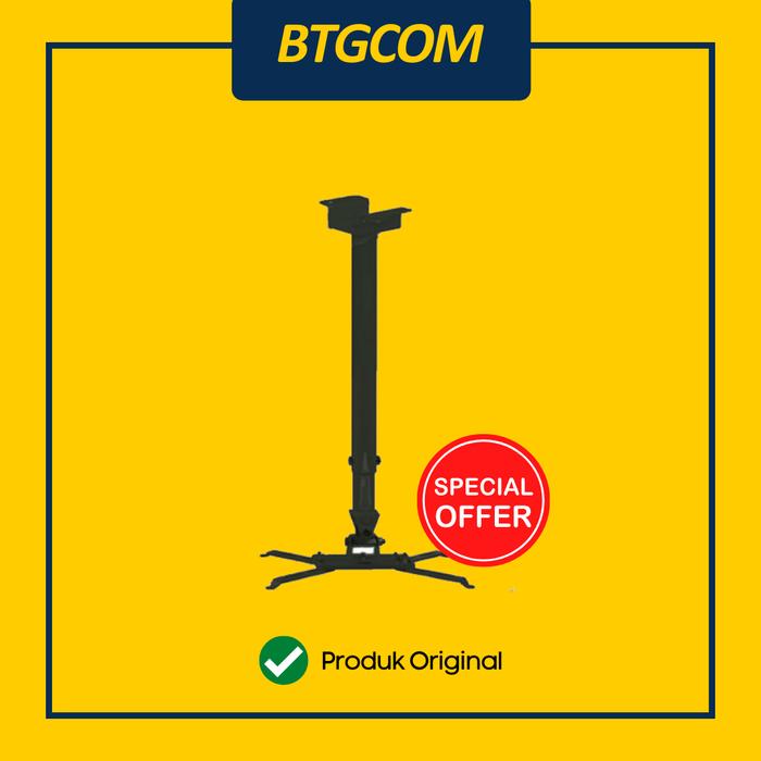 Gambar BRACKET PROJECTOR/PROYEKTOR UNIVERSAL INFORCE MODEL TUBE/BULAT BESI - Hitam dari btgcom undefined Tokopedia