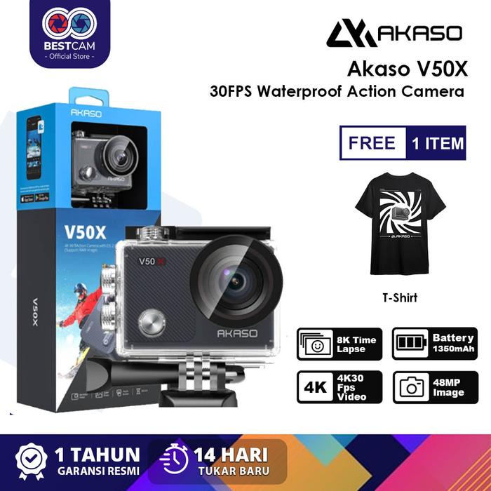 Gambar Akaso V50X V50 X Action Camera 4K 30FPS - V50X NEW UNIT dari BestCam undefined Tokopedia
