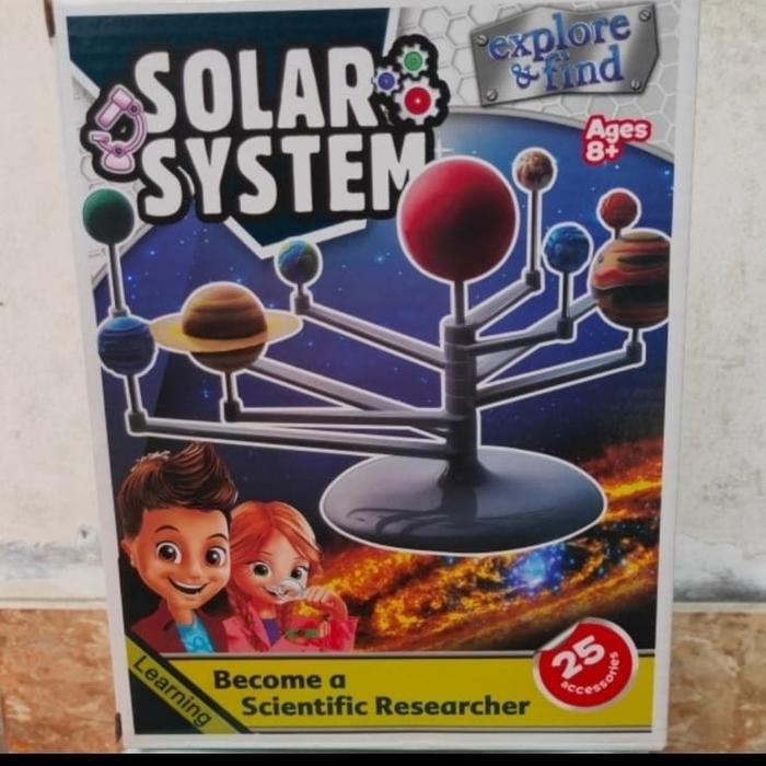 Gambar Mainan edukasi STEM Rotating planet 360 DIY experiments solar system - solar system dari Victory Sagala undefined Tokopedia