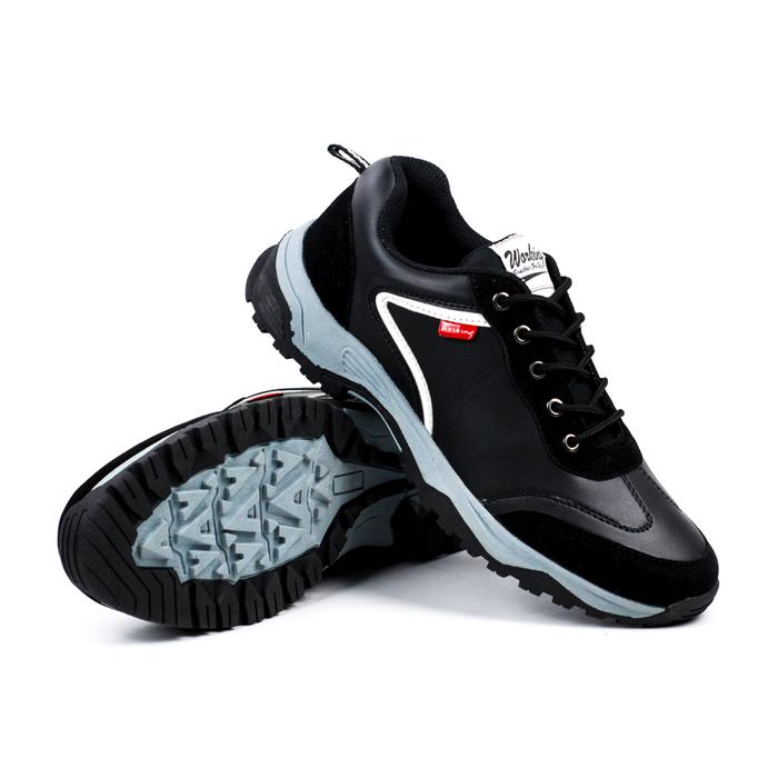 Gambar Sepatu Hiking Pria Murah Kode Working T-25 Size 39 s/d 43 - Hitam, 42 dari WORKING SNEAKERS FOR YOU OFFICIAL SHOP undefined Tokopedia