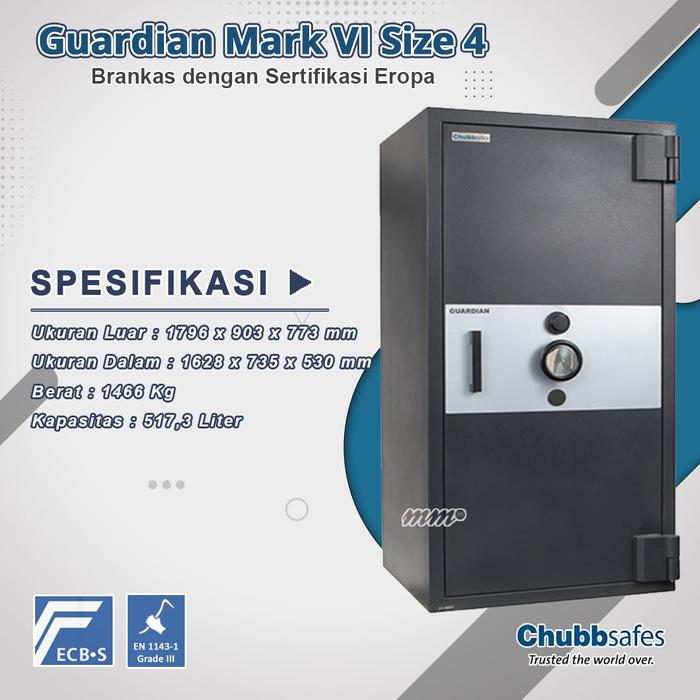 Gambar Brankas Chubb Guardian Mark 6 Size 4, Brankas Tahan Api dan Bongkar dari IBAD OFFICE SUPPLIES undefined Tokopedia