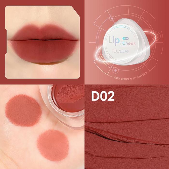 Gambar FOCALLURE Dual-use Lip Mud Lip clay -Diaracosmetics - D02 dari diaracosmetics undefined 4 Tokopedia