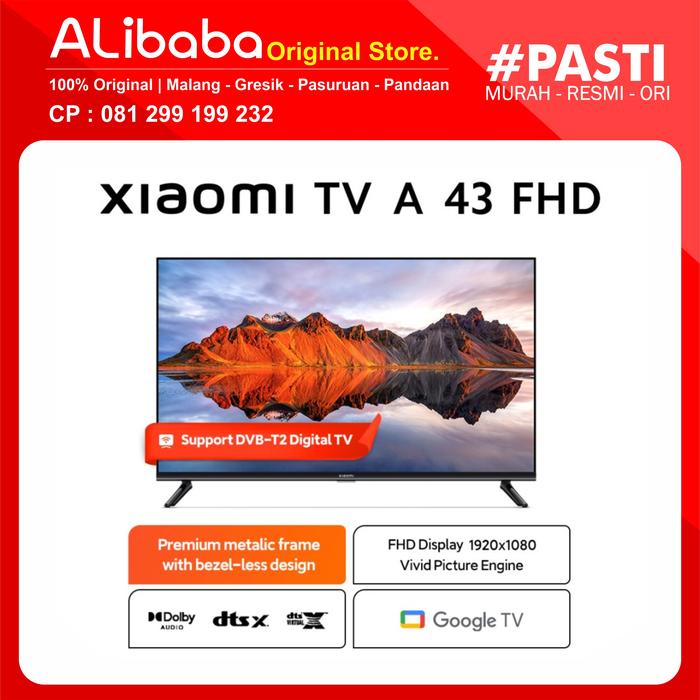 Promo Xiaomi Smart TV A 43 FHD Resolusi FHD Dolby Audio GTV A