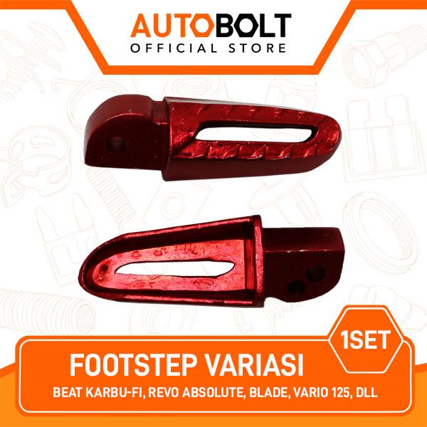 Gambar Footstep Belakang Variasi Beat Vario 110 125 150 Scoopy Spacy Step - Merah dari AUTOBOLT Official Store undefined Tokopedia