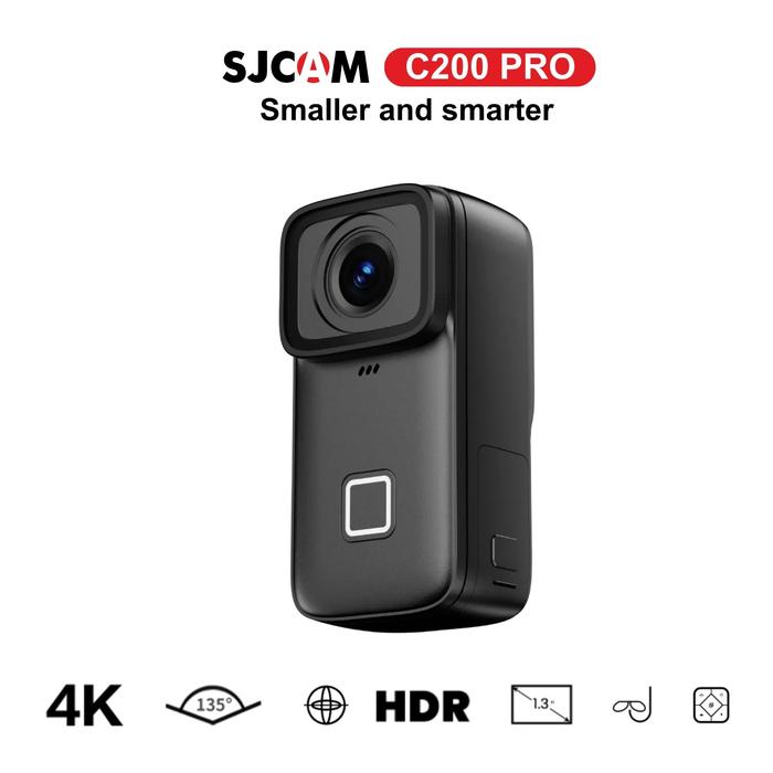 Gambar SJCAM C200 PRO Body Action Camera HDR 4K 30 FPS Kamera Mini Underwater - C200 Pro dari SJCam Indonesia undefined Tokopedia
