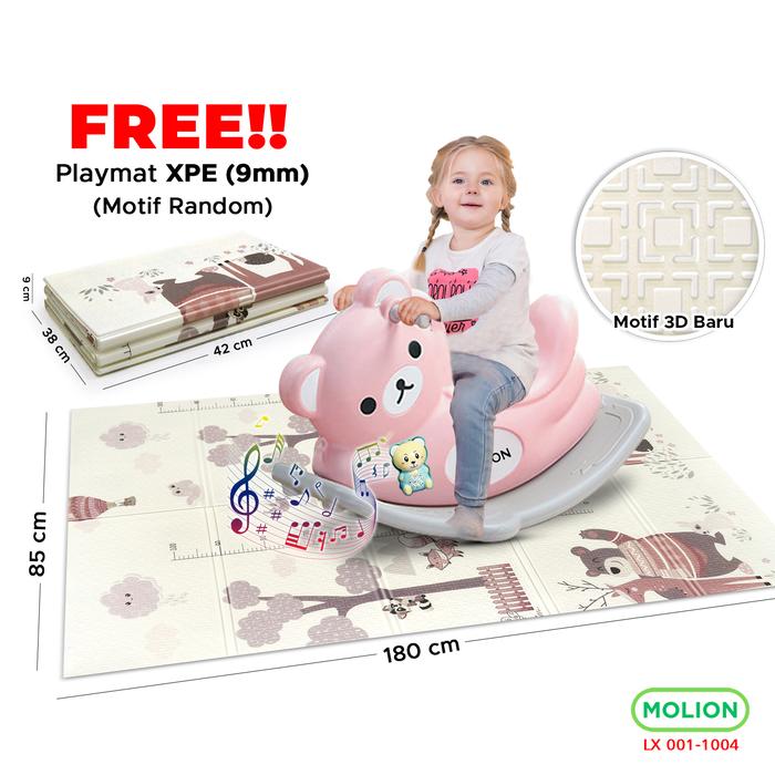 Gambar SPEEDS Ayunan Anak Mainan Ayunan Kuda Kudaan Bermain Karakter Lucu Playground Playgym  HDPE 001-M1310 - 104PSET dari Speedshome undefined Tokopedia