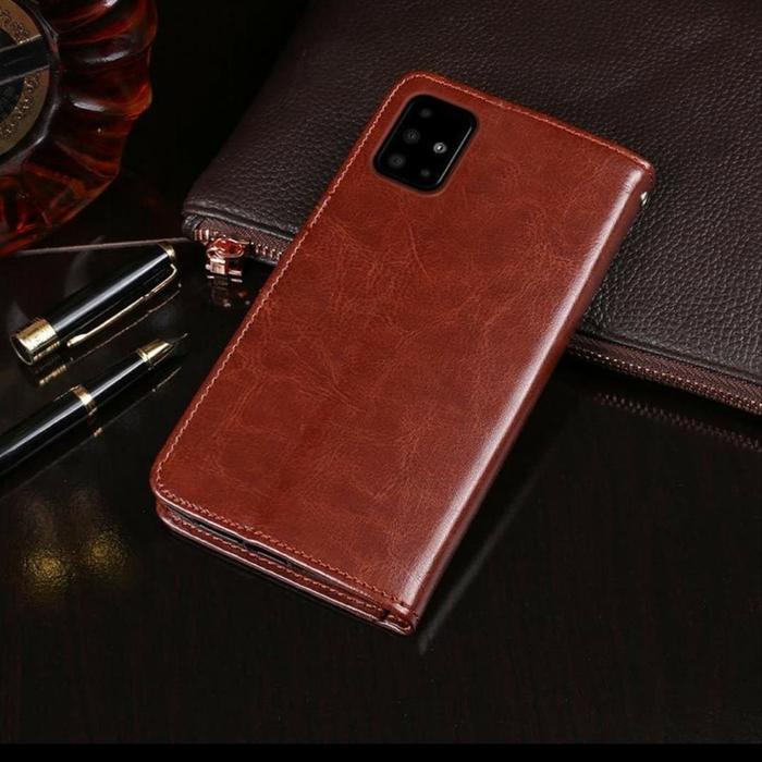 Jual Samsung A51 Flip Cover Case Standing Leather Kulit Dompet