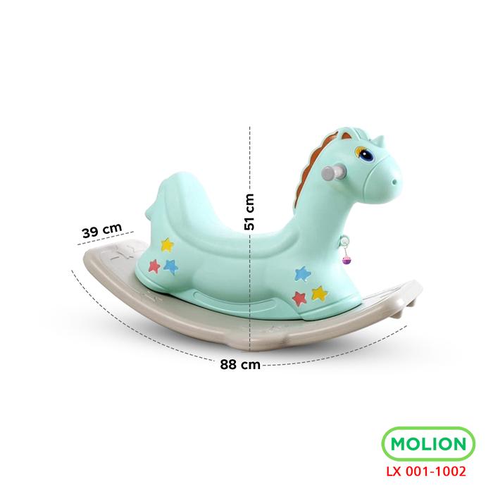 Gambar SPEEDS Ayunan Anak Mainan Ayunan Kuda Kudaan Bermain Karakter Lucu Playground Playgym  HDPE 001-M1310 - 1002BRU dari Speedshome undefined Tokopedia