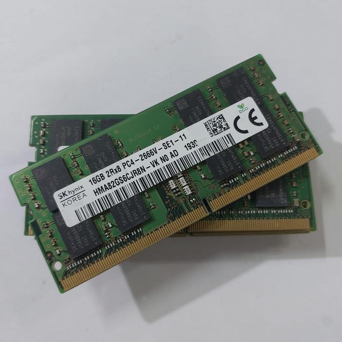 Jual ram memori laptop sodimm ddr4 16gb skhynix Korea builtup murah ...