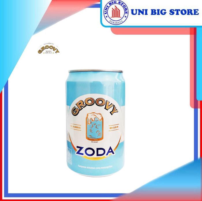 Gambar Groovy Zoda Classic Can 330 ml Soda Water Kaleng dari Uni Big Store undefined Tokopedia