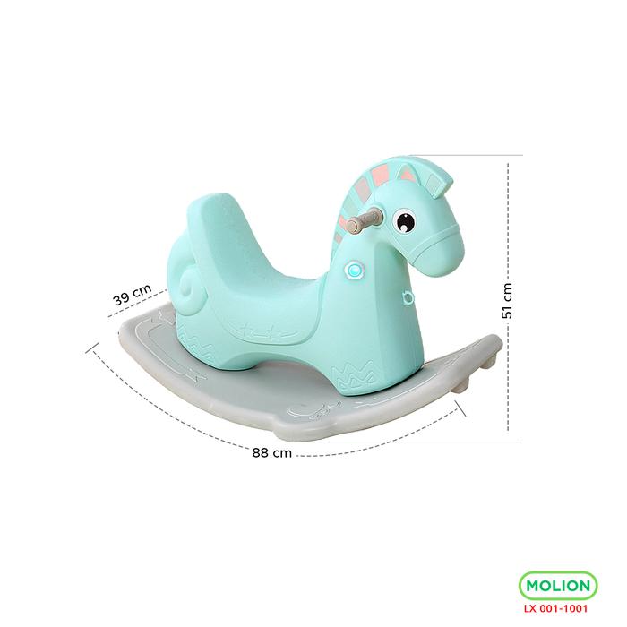 Gambar SPEEDS Ayunan Anak Mainan Ayunan Kuda Kudaan Bermain Karakter Lucu Playground Playgym  HDPE 001-M1310 - 1001BRU dari Speedshome undefined Tokopedia